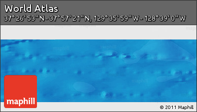 Political Panoramic Map of the Area around 37° 42' 7" N, 129° 7' 30" W