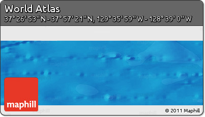 Political Panoramic Map of the Area around 37° 42' 7" N, 129° 7' 30" W