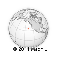 Outline Map of the Area around 37° 42' 7" N, 137° 37' 30" W, rectangular outline