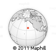 Outline Map of the Area around 37° 42' 7" N, 144° 25' 30" W, rectangular outline
