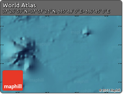 Satellite Map of the Area around 37° 42' 7" N, 146° 16' 30" E