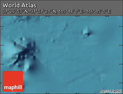 Satellite Map of the Area around 37° 42' 7" N, 146° 16' 30" E