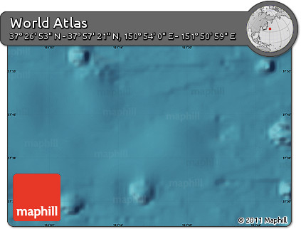 Satellite Map of the Area around 37° 42' 7" N, 151° 22' 30" E
