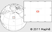 Blank Location Map of the area around 37° 42' 7" N, 157° 10' 30" W