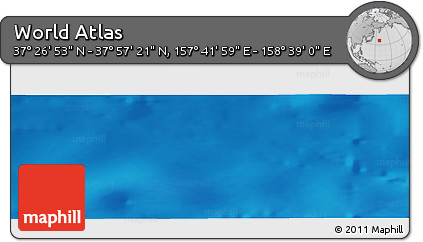 Physical Panoramic Map of the Area around 37° 42' 7" N, 158° 10' 30" E