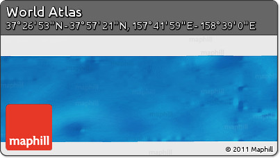 Physical Panoramic Map of the Area around 37° 42' 7" N, 158° 10' 30" E