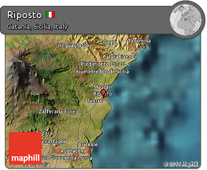 Satellite 3D Map of Riposto