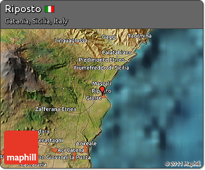 Satellite 3D Map of Riposto