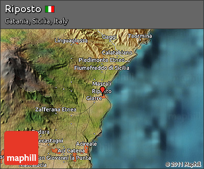 Satellite 3D Map of Riposto