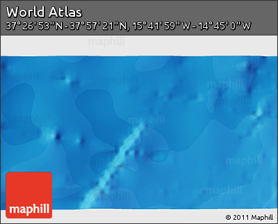Political 3D Map of the Area around 37° 42' 7" N, 15° 13' 29" W