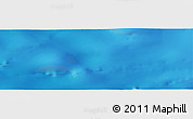 Shaded Relief Panoramic Map of the area around 37° 42' 7" N, 161° 34' 29" E