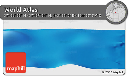Physical Panoramic Map of the Area around 37° 42' 7" N, 164° 7' 30" E