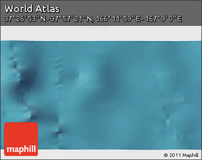 Satellite 3D Map of the Area around 37° 42' 7" N, 166° 40' 30" E