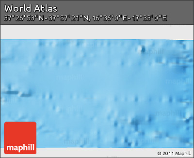 Physical 3D Map of the Area around 37° 42' 7" N, 17° 4' 30" E