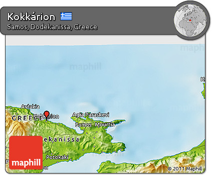 Physical 3D Map of Kokkárion