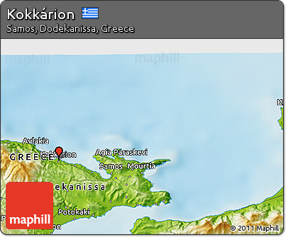 Physical 3D Map of Kokkárion