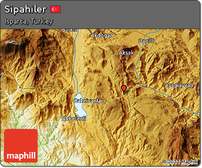 Physical 3D Map of Sipahiler