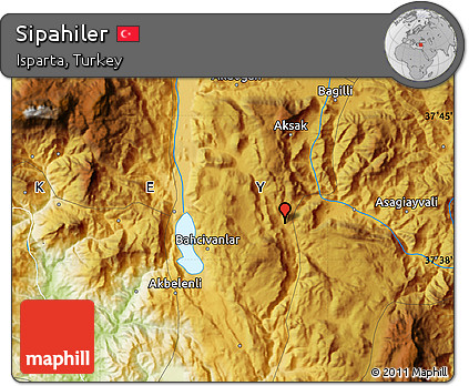 Physical Map of Sipahiler