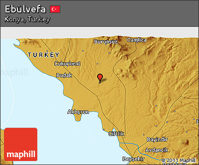 Physical 3D Map of Ebülvefa