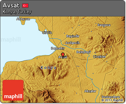 Physical 3D Map of Avsat