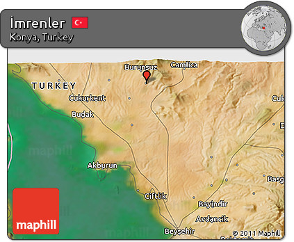 Satellite 3D Map of İmrenler