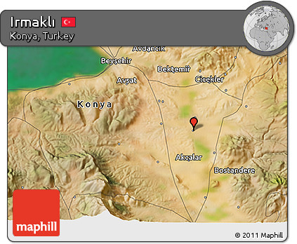 Satellite 3D Map of Irmaklı