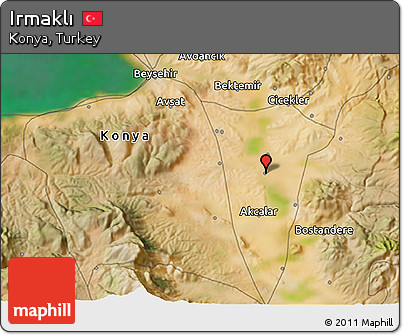 Satellite 3D Map of Irmaklı