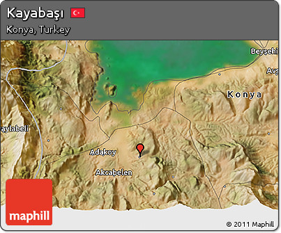 Satellite 3D Map of Kayabaşı