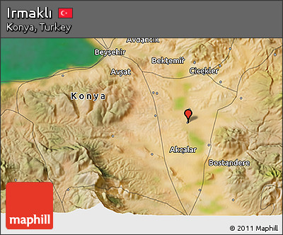 Satellite 3D Map of Irmaklı