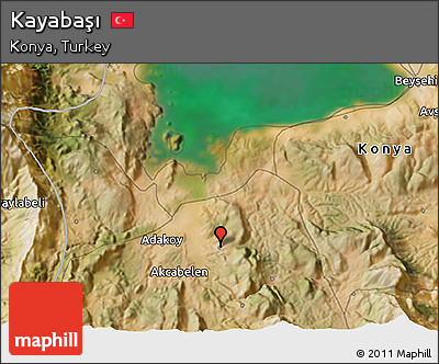 Satellite 3D Map of Kayabaşı