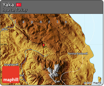 Physical Map of Yaka