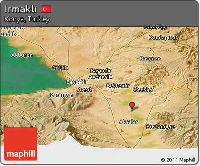 Satellite Panoramic Map of Irmaklı