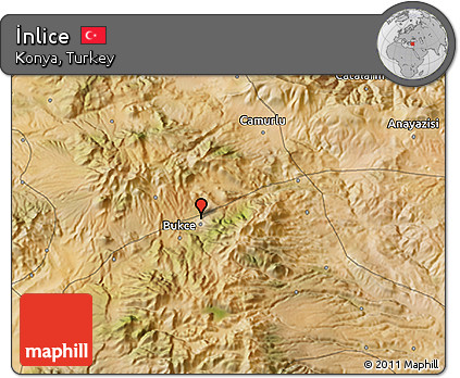 Satellite 3D Map of İnlice