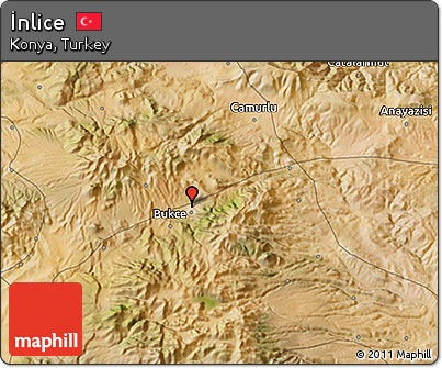 Satellite 3D Map of İnlice