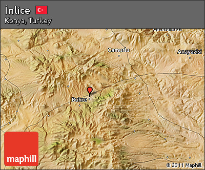 Satellite 3D Map of İnlice