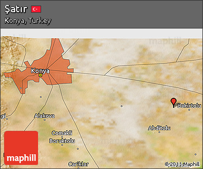 Satellite 3D Map of Şatır