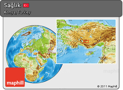 Physical Location Map of Sağlık