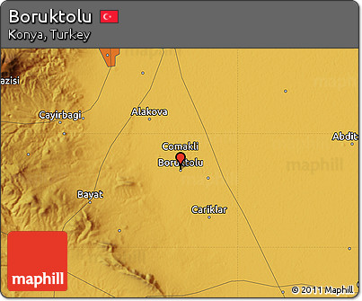 Physical Map of Boruktolu