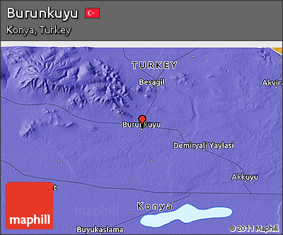 Political 3D Map of Burunkuyu
