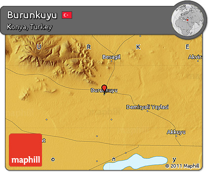 Physical Map of Burunkuyu