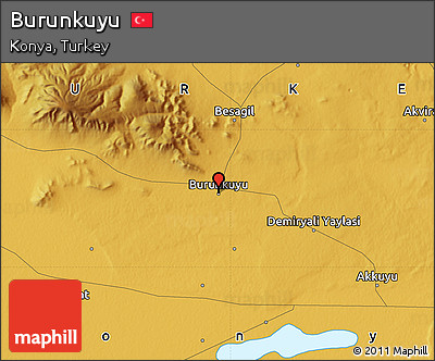 Physical Map of Burunkuyu