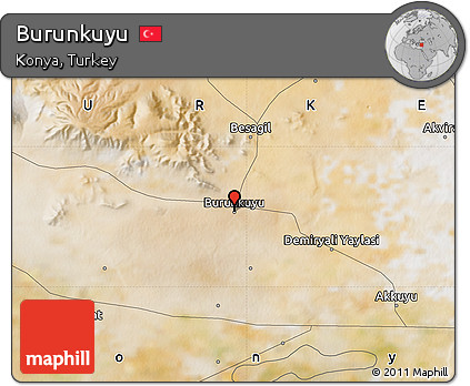 Satellite Map of Burunkuyu