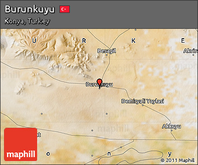 Satellite Map of Burunkuyu