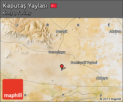 Satellite Map of Kaputaş Yaylası