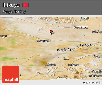 Satellite Panoramic Map of İkikuyu
