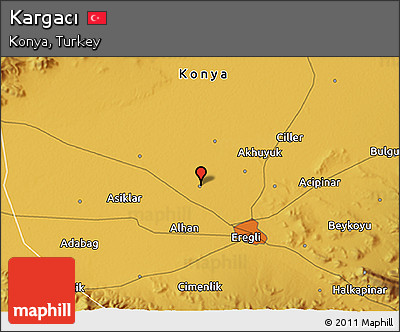 Physical 3D Map of Kargacı