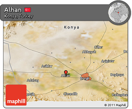Satellite 3D Map of Alhan