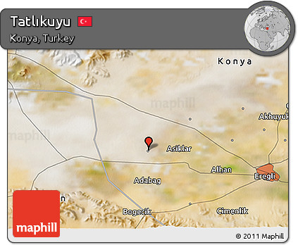 Satellite 3D Map of Tatlıkuyu