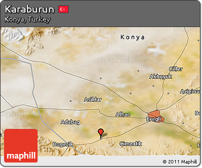 Satellite 3D Map of Karaburun