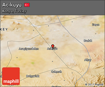 Satellite 3D Map of Acıkuyu